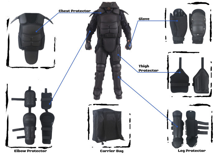 Quick Donning Tactical Body Armor , Doffing System Bulletproof Body Armor