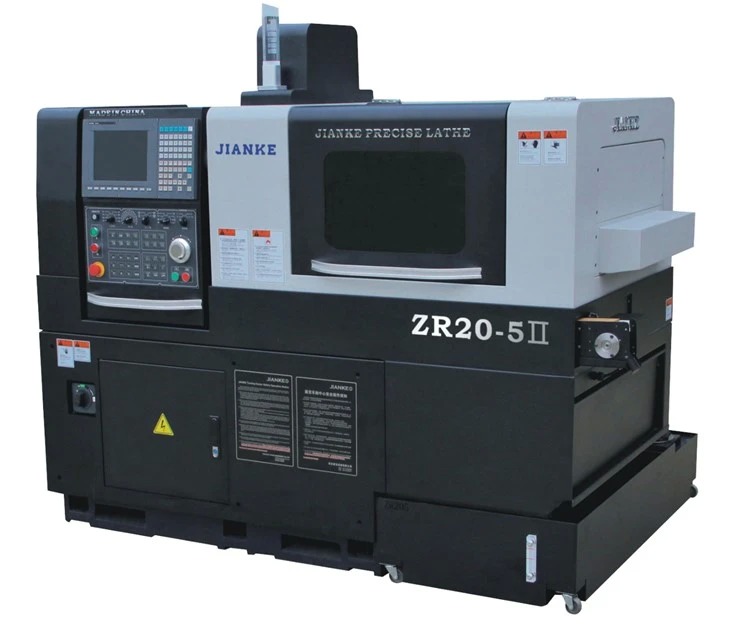 JIANKE ZR20-5Ⅱ High-speed Precision Swiss CNC Lathe with Double Channel Control and Oil-cooled Electric Spindle