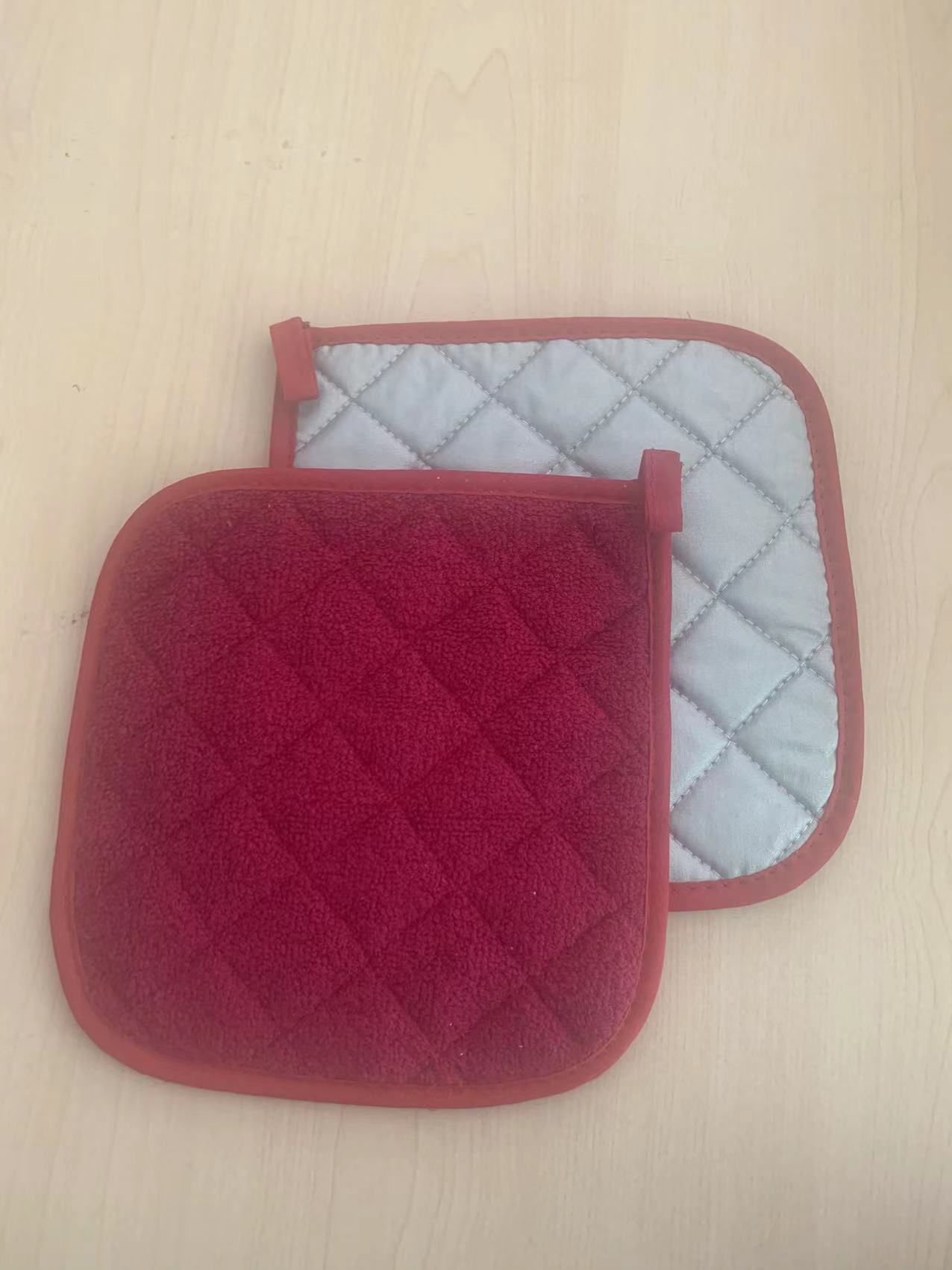 Cotton Silver Coating Pot Holder Professional Kitchen Sets