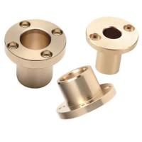 Peças usinadas de torneamento CNC personalizadas OEM peças de motor elétrico de alumínio de latão
