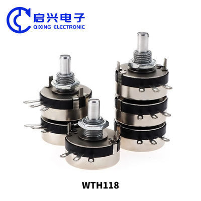 WH138-1AK-3 Variable Potentiometer With Switch 50K Ohm Single Turn Rotary