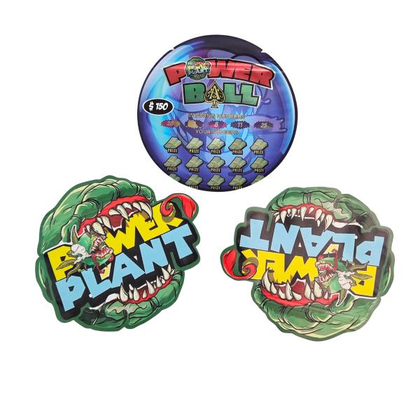 Custom Special Shape Mylar Zipper Bags 3.5g 7g 14g Smell Proof Resealable Holographic Food Grade Packaging