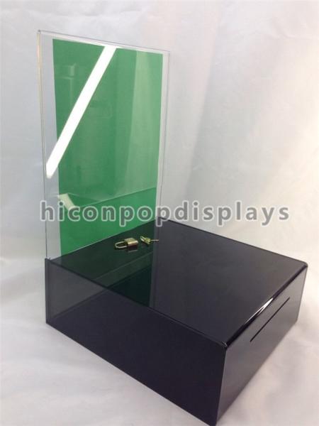 Countertop Acrylic Display Cases Lockable For Retail Store / Supermarkets