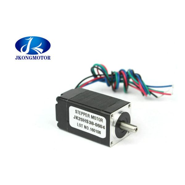 180g.Cm Torque Nema 8 Stepper Motor , 20*20*30mm 0.6A 4-wire Micro Stepper Motor