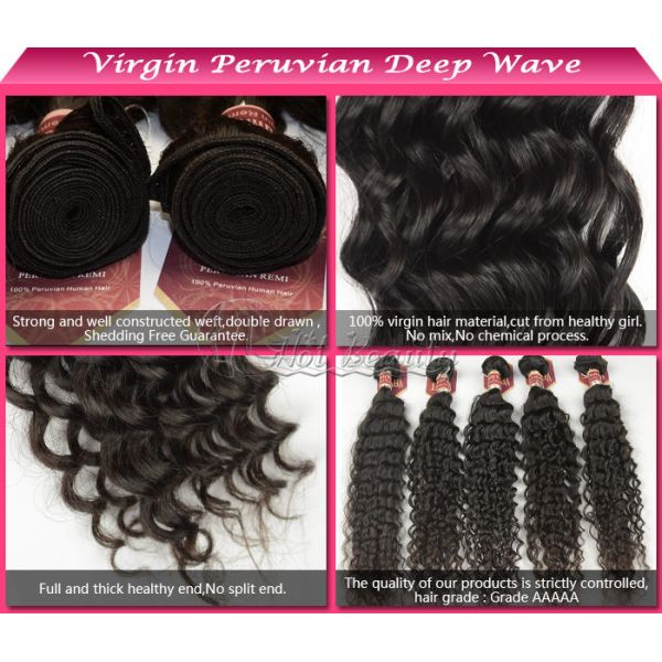 Curly Virgin Human Hair Extensions