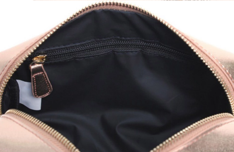 Stylish Waterproof PU Leather Portable Makeup Bag Custom Size Supported