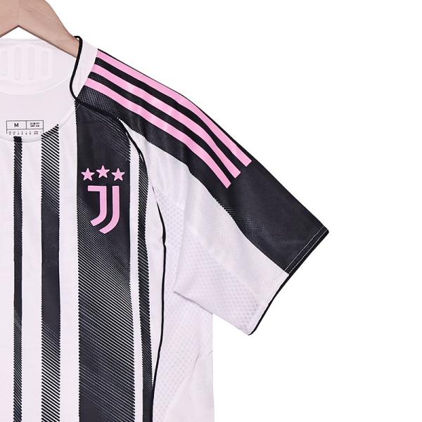 Juventus 2025-2026 season home player version jersey group customization