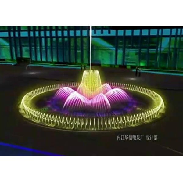 Digital Programmable Water Fountain , Beautiful Resin 4 Tier Water Fountain