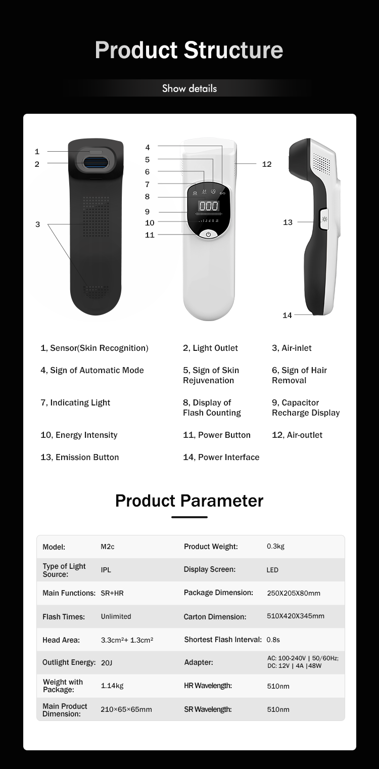 Безболезненная эпиляция лазера сапфира Охлаждая удаление волос лазера ИПЛ постоянное