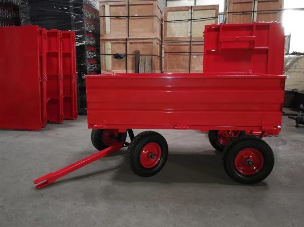 4WCART-  4Wheel 17cubic. Utility Cart Trailers; Doule Axle Atv Trailer; Trailer For Garden Transport;Farm Machinery