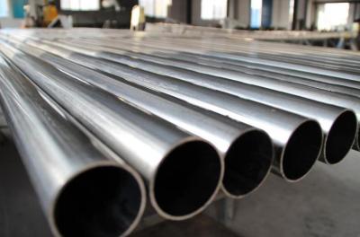 Tubulação redonda 12m de aço inoxidável laminada a alta temperatura SS304 316 321 para a indústria da construção civil