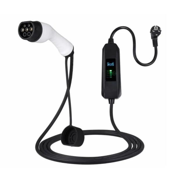 New Portable 16A AC Ev Charger 3.5KW Smart Adjustable Current Type 1 Type 2 Mobile Ev Charger EV Charging Station