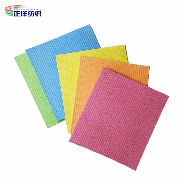 500gsm Absorbent Disposable Dish Cloths 20X18CM Swedish Cellulose Sponges