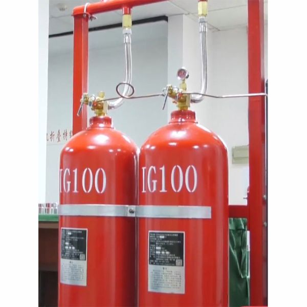 80L Red IG100 Система предотвращения пожаров с инертным газом Автоматическая