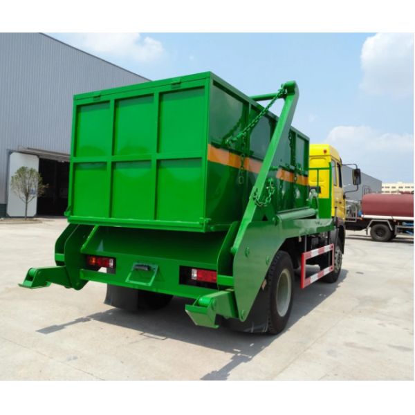 SINOTRUK HOWO 4x2 Heavy Duty Truck Swing Arm Type Refuse Collection Truck, 6 Wheels