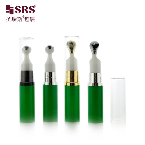 5ML 10ML 12ML 15ML High Quality Eye Cream Lotion Cosmetic Empty Tube Vacuum Roll on Luxury Roller AS Airless Pump Bottle