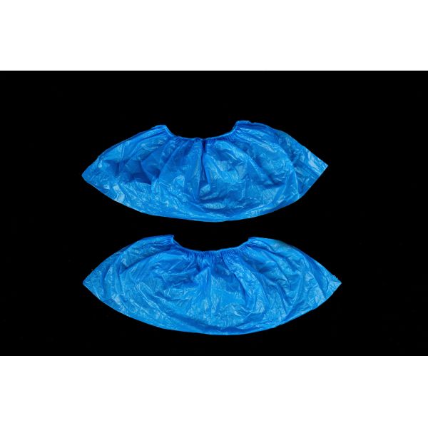 Disposable Waterproof Plastic CPE Shoe Cover For Hospiatal Use