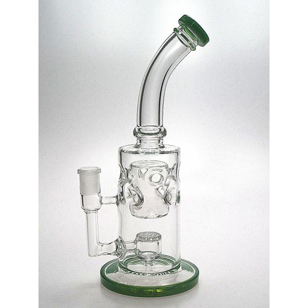 HandBlown Pyrex 10 Inch Glass Water Bong 14mm For Weed Dry Herb