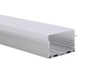 PC de alumínio Recessed geado do perfil 6063 T5 PMMA do diodo emissor de luz para a iluminação linear