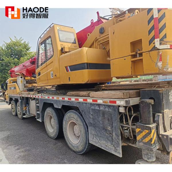 China 40ton Stc400t 59.5m Lifting Height 5 Sections Hydraulic Pick-up Truck Crane