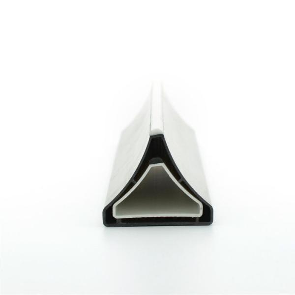 Corrosion Resistant Customized ABS Profile Black Extrusion Plastic Sliding Profiles Customized