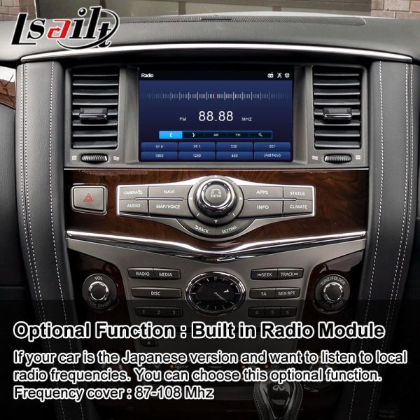 Lsailt Android Carplay Multimedia Navigation Interface for 2018-2021 Infiniti QX80
