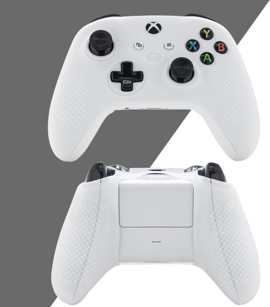 Anti-Slip Rubber Skin For Xbox Series X/S Controller Effortless Installation - Clear