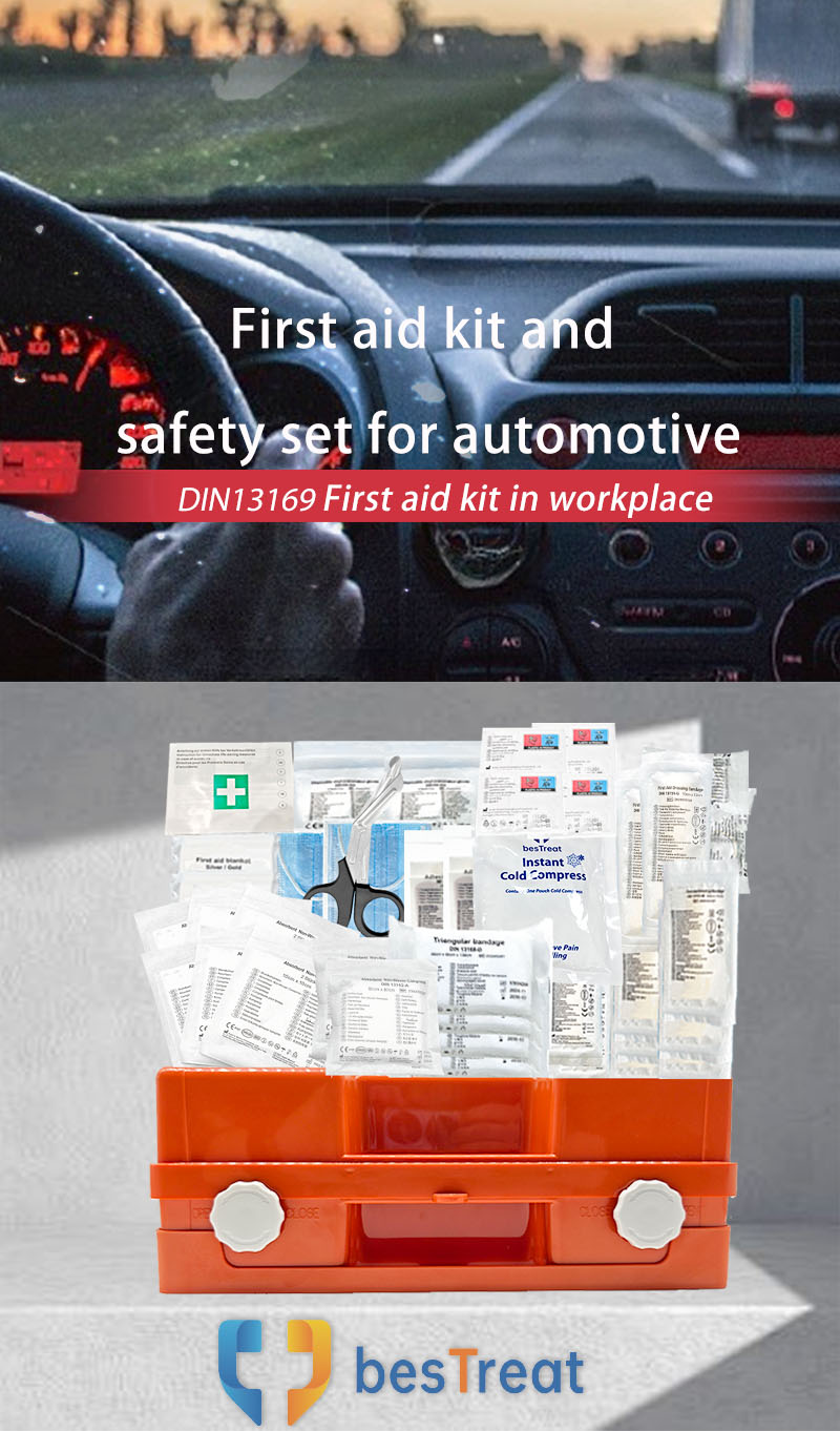 Medical Hiking First Aid Kit Office Industrial 32cm Customized Logo First Aid Kit Supplies