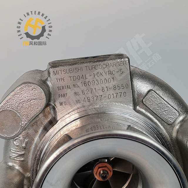 Komatsu TD04L Diesel Engine Turbocharger 49377-01770 6271-81-8550