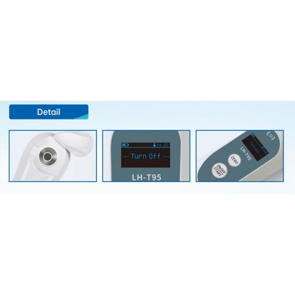 Метр теста сахара рефрактометра Lh-T95 LCD цифров Handheld
