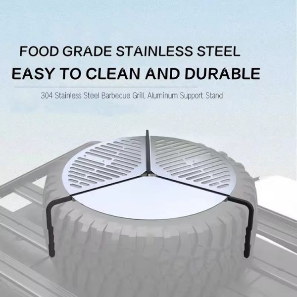 2024 Spare Tires Barbecue Rack for GRAND HIGHLANDER Car Fitment TOYOTA FAW US Made