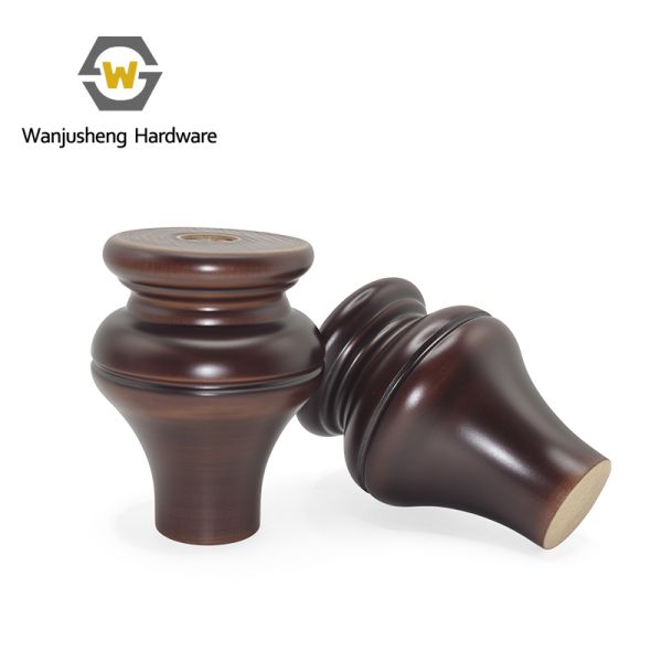Solid Wood Gourd Cabinet Feet Sofa Support Foot Pads Furniture Feet Wooden Legs Bed Legs