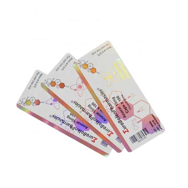 Ярлыки стеклянной пробирки CMYK 10ml для теста Cypionate