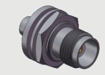 Bulkhead Mount TNC To MCX Female / Jack To Female / Jack RF Coaxial Adapters Up To 6GHz