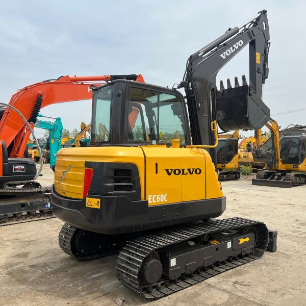 2024 Year Used Volvo 60 Excavators EC60C Original Second Hand Small Crawler 6ton