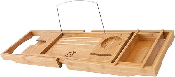 Natural Color Bamboo Bathroom Supplies , Bamboo Bathroom Rack Non - Flammable