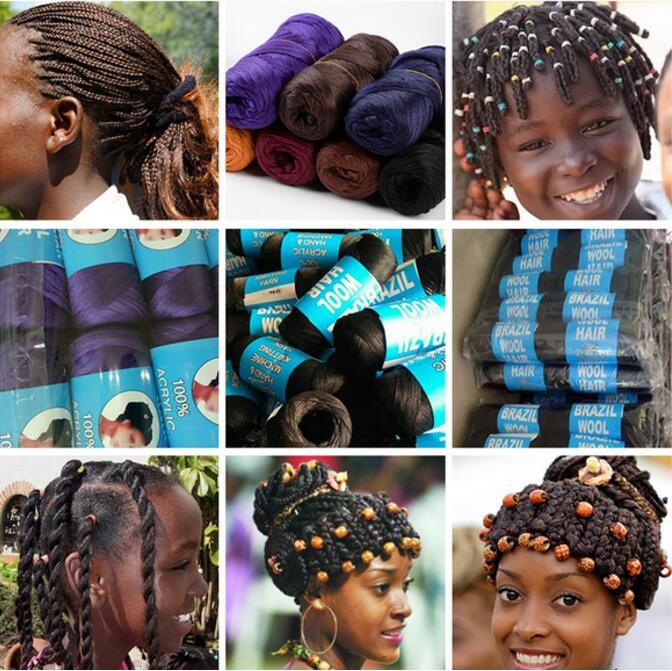 Wholesale Acrylic knitting yarn brazil wool hair 100% Acrylic hand and machine knitting Blended Yarn scale hair 70G