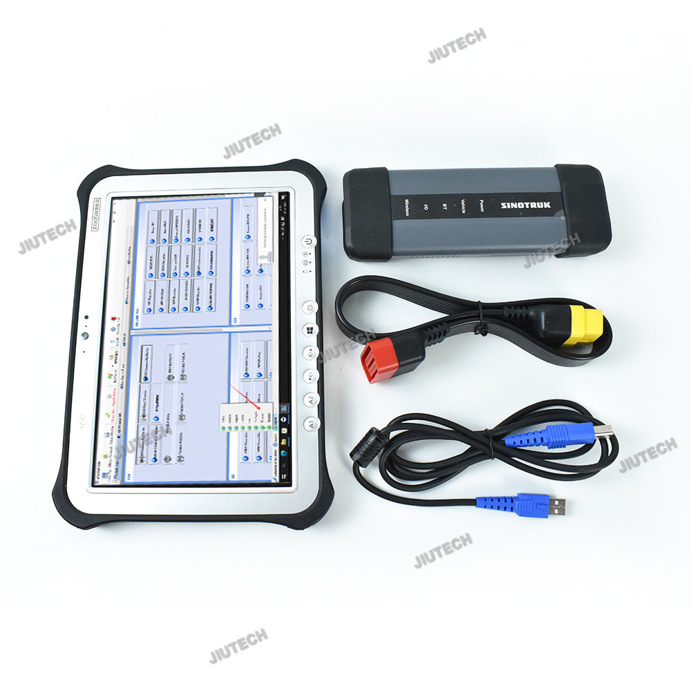 Диагностический инструмент для сканера дизельного грузовика Sinotruk EOL OBD для диагностического инструмента HOWO A7/T7H/Sitrak/Hohan и планшета FZ G1