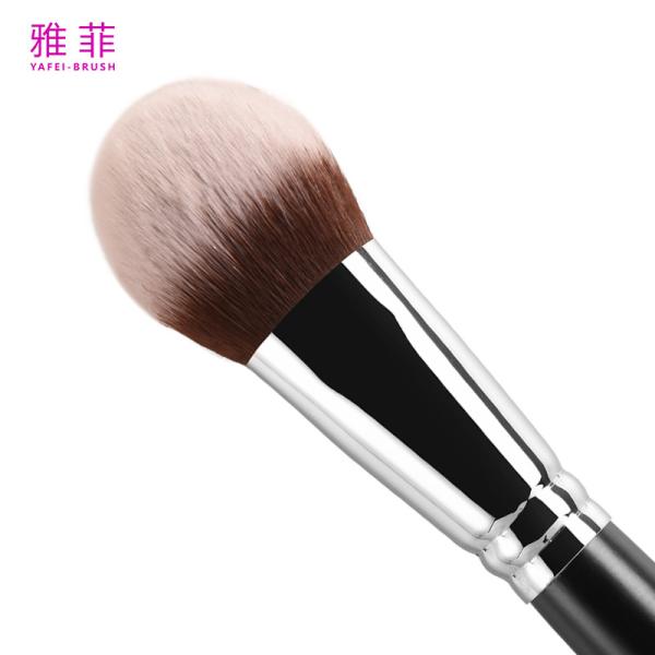 A08 Curved Nylon Hair Round Head Makeup Brush Synthetic Cosmetic Brush Customizable