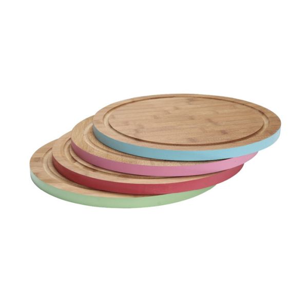 Promotional Small Bamboo Cutting Board , Thick Wooden Chopping Board Antibacterial