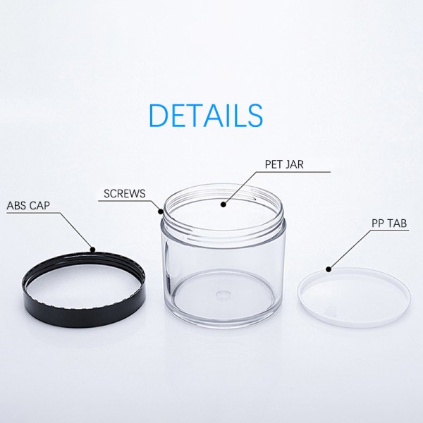 300G Custom Colors Plastic Hair Clay Jars Diameter 92mm Providing Customization Labeling Ideal for Hair Clay and Hair Wax