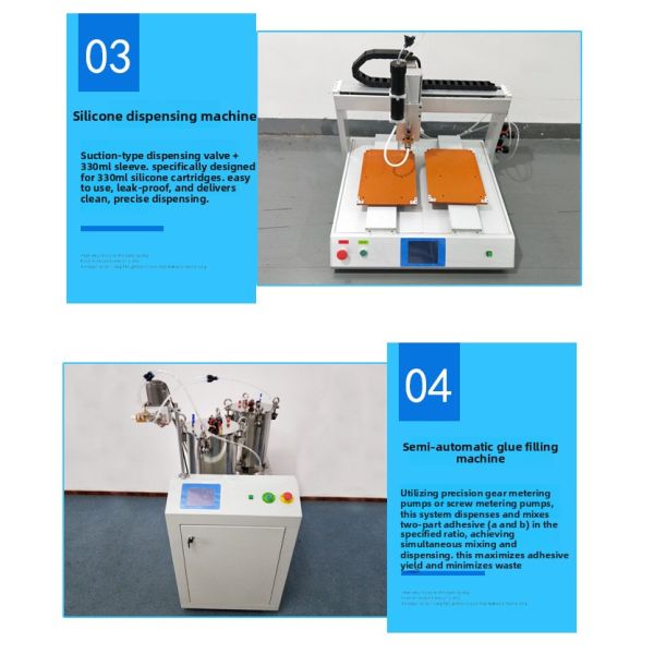 Visual Three-four-five Axis Silicone Paint Epoxy Resin Pu Uv Pvc Ab Hot Melt Doming Led Automatic Glue Dispensing Machine