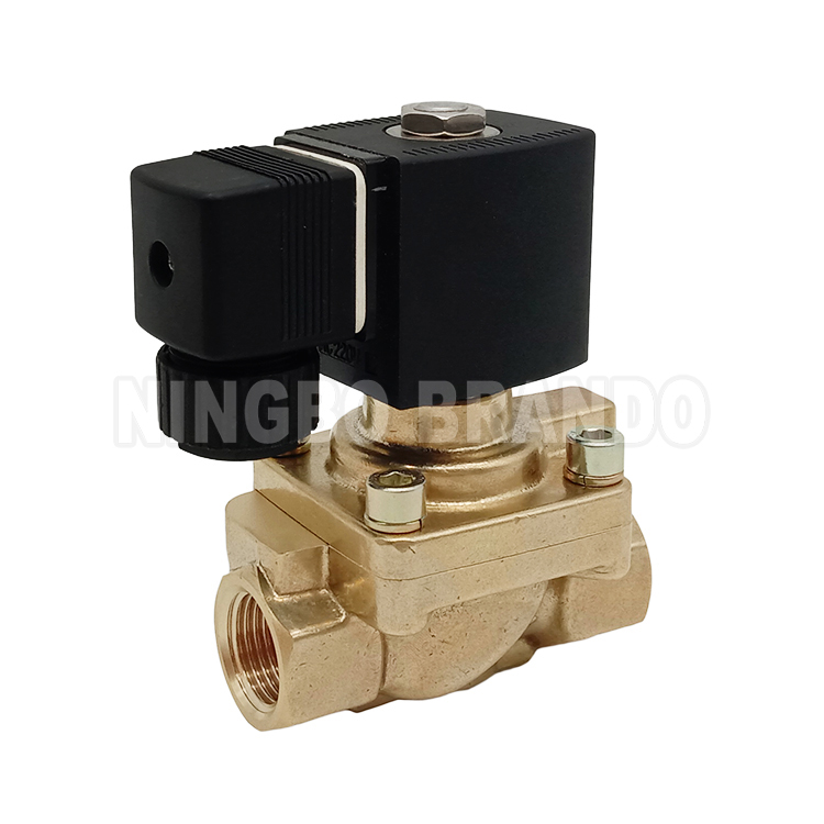 High Pressure Solenoid Valve 40 bar (1) 40 бар Высокое давление латуни соленоидный клапан для бутылочной машины 24V 110V 220V