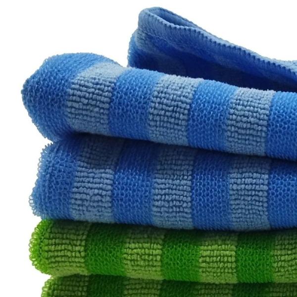 Custom 40x40cm Recycled Polyester Microfiber Cleaning Cloth