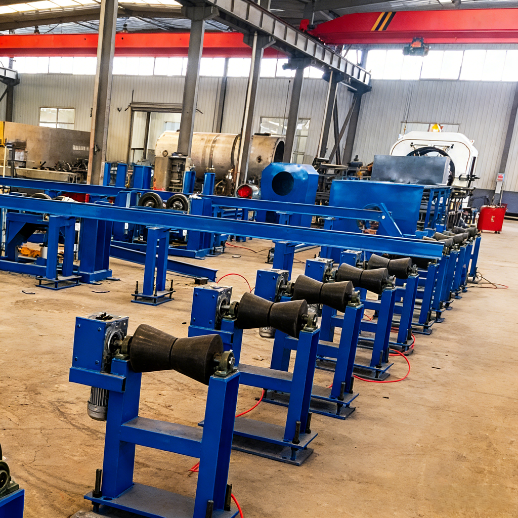 High Throughput O-Type 3LPE FBE Steel Pipe Coating Line for Oil Gas Gathering