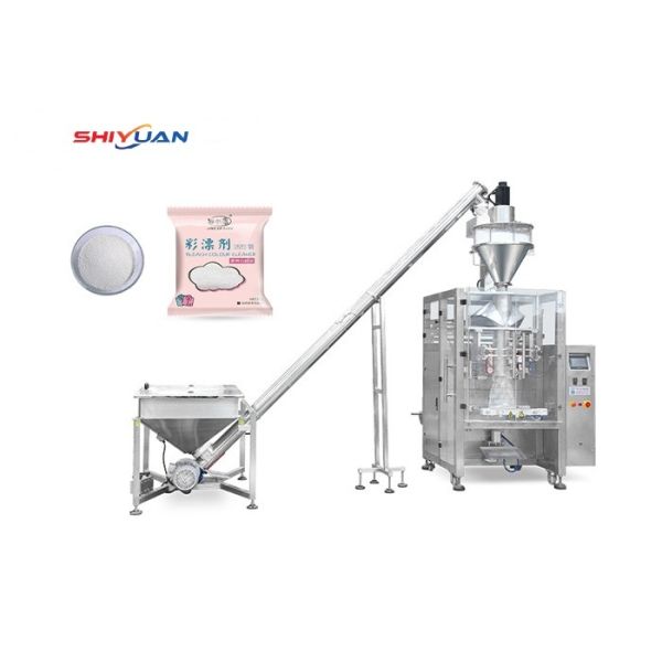 Automative Powder Bagging Machine , 50L Weighing Scale Machine With PLC Control