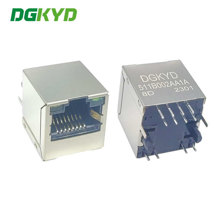 Соединитель 8PIN степени RJ45 DGKYD511B002AA1A8D 180 с лампой и защищаемым гнездом