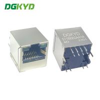 Soquete de PIN With Lamp And Shielded do conector 8 do grau RJ45 de DGKYD511B002AA1A8D 180