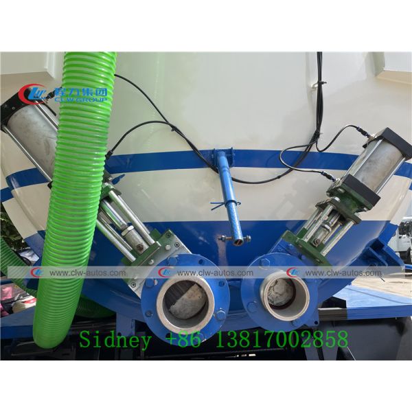 camión de la succión de las aguas residuales del vacío de 4X2 Dongfeng con el tanque 10cbm