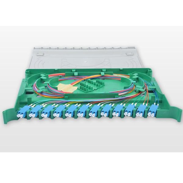 288 Core Fiber Optic Distribution Unit , Multimode 144 Port Fiber Patch Panel